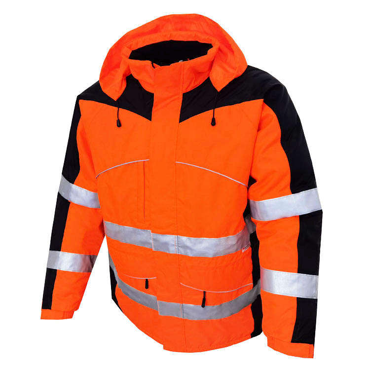 Hestic Sports Wear Construction Reflective Clothes Safety Reflective Jacket High Visibility Workwear Safety Workers Bomber Waterproof Jacket